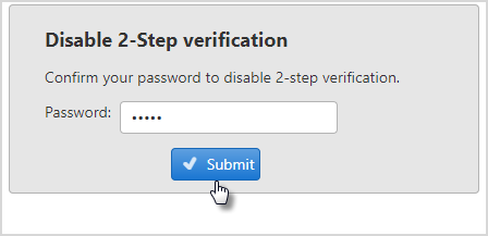 verification disabled