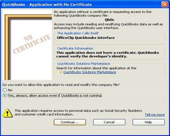 Accept Certificate