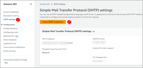 smtp settings