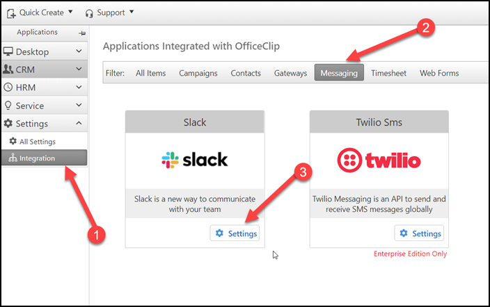 slack select integration