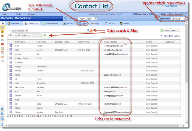 Free Contact Manager and CRM 10.5.12 full