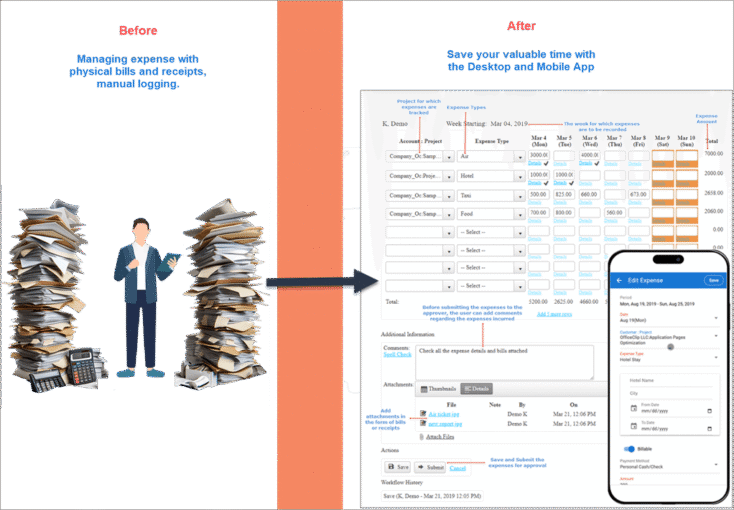 save time with expenses software