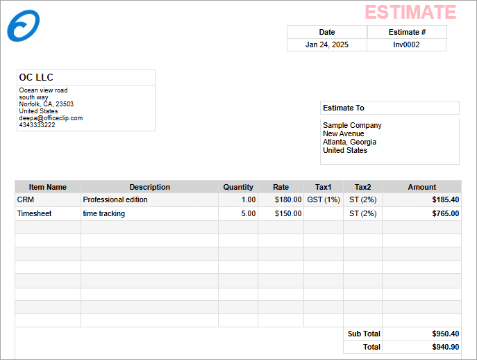 estimate