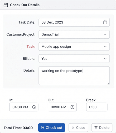 Time Tracking